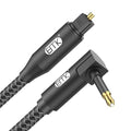 EMK Premium 90° Right-Angle Mini Toslink Cable by EMK