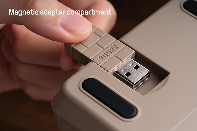 8Bitdo 18 Key Retro Mechanical Numpad, Supports PC & Standard Calculator Mode - Image 7