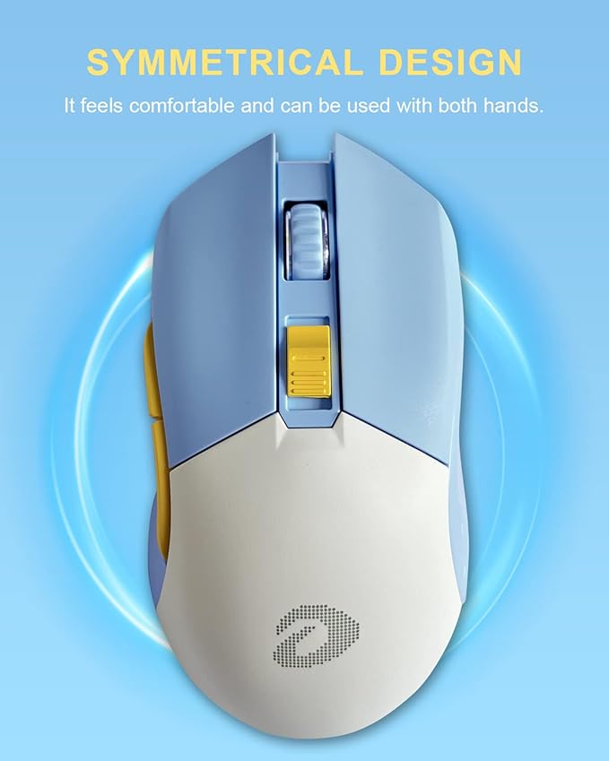 DAREU Wireless Wired Gaming Mouse Dual-Mode Rechargeable 7 Programmable Buttons - Image 6