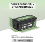 OKMO 12V 280Ah LiFePO4 Lithium Battery Built-in 150A BMS Low-Temp Protection - Image 6