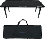 Rockville RTBL4 Adjustable Height DJ Table Folding Legs 20x60 Inch, Non-Slip by Rockville