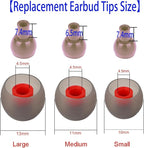 9 Pairs Earbud Tips, Silicone Replacement Earbud Tips Inner Hole 3.8mm -5.5mm - Image 3