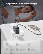 SUPERONE Retractable iPhone charger, 4-Port USB C Charger Block, iPhone - Image 7