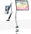 Magnetic Tablet Stand for Desk Aluminum Alloy Phone iPad Desk Holder Overhead by HIBORI