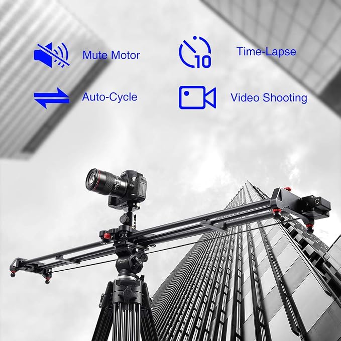 GVM Motorized Camera Slider, Automatic Round Trip, Tracking Shooting and 120 - Image 6