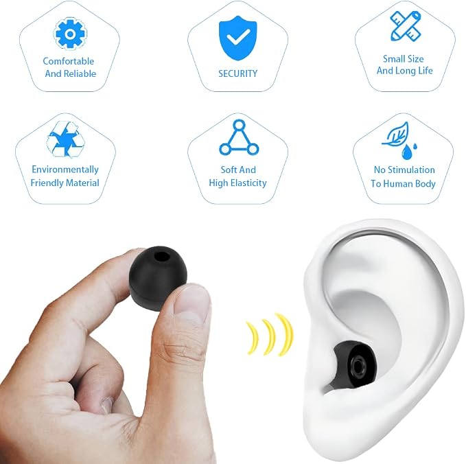 4 Pairs Earbud Tips Fit for Powerbeats Pro Ear Tips Beats Earbuds Replacement - Image 4