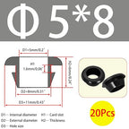 Qrity 20 PCS Rubber Grommets Cable Railing, Car Grommet, Cable Railing - Image 2