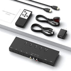 Y.D.F to 2 HDMI Converter Switcher Splitter Support 4:3/16:9 Switching - Image 6