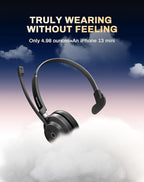 Wireless Headset with Mic for Work, Call Center, Computer Headphones with - Image 4