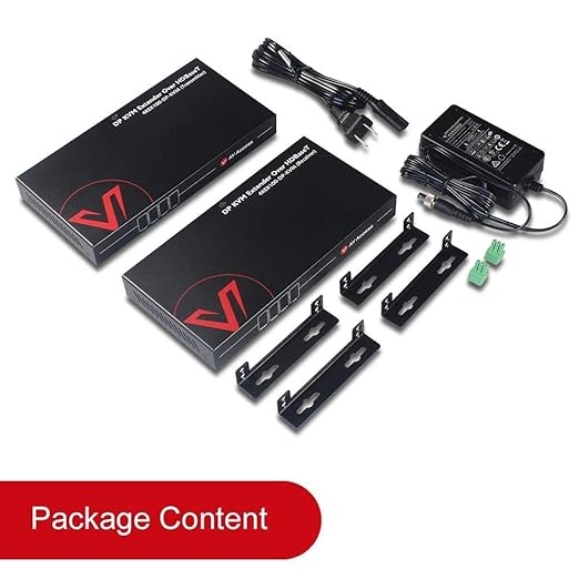 AV Access HDBaseT DisplayPort KVM Extender, Zero Latency, 4k@30Hz/1080P@120Hz - Image 7