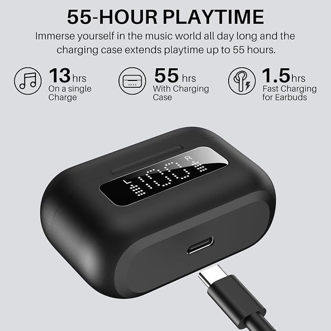 TOZO Hybrid Active Noise Cancelling Wireless Earbuds - Image 5