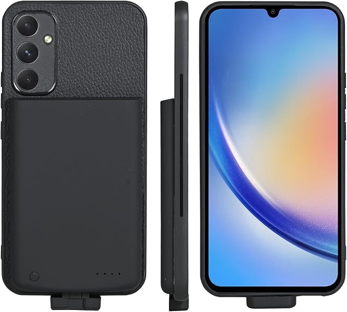 Fey Battery Case for Galaxy A34, Extended Charging Cases for Samsung Galaxy A34 by FEY