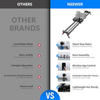 NEEWER 39.4”/100cm Motorized Camera Slider, App Wireless Control Carbon Fiber - Image 7