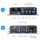 4.1 Channel Bluetooth 5.0 Mini Audio Amplifier Receiver, 4×50 W + Active - Image 2
