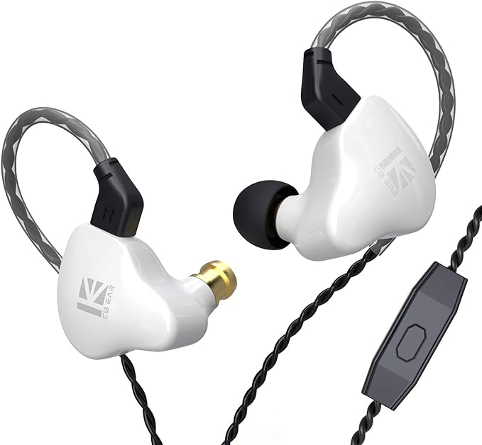 YINYOO KBEAR KS1 Bass Earbuds, Wired Earbuds in Ear Monitor, Vocals Forwards by Yinyoo