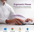 Bluetooth Mouse Rechargeable Wireless Mouse, 4800 DPI Optical Tracking - Image 7