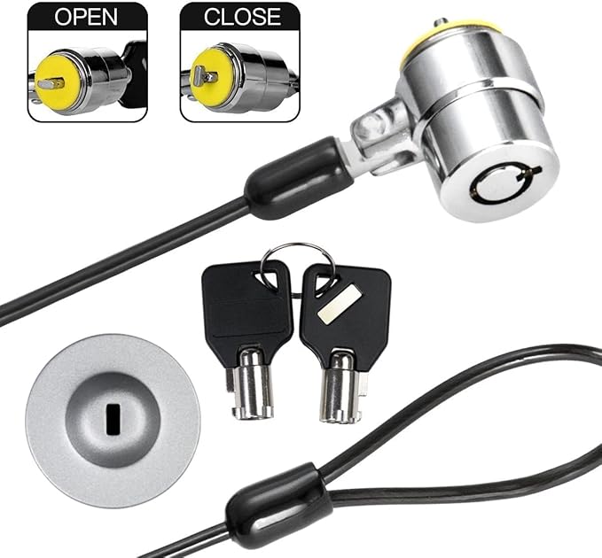 I3C Laptop Cable Lock Hardware Security Cable Lock Anti Theft Retractable Lock - Image 2