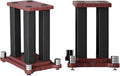 A Pair of Universal Speaker Stands, Heavy Duty Speaker Stands Holds Bookshelf by RAJYQODIS