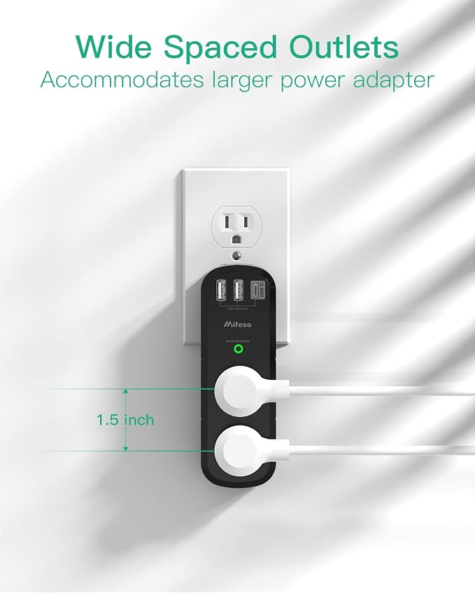 Surge Protector USB Outlet Extender - Image 5