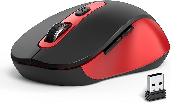 Wireless Mouse for Laptop, Chromebook, Silent Mouse by Acozykitten