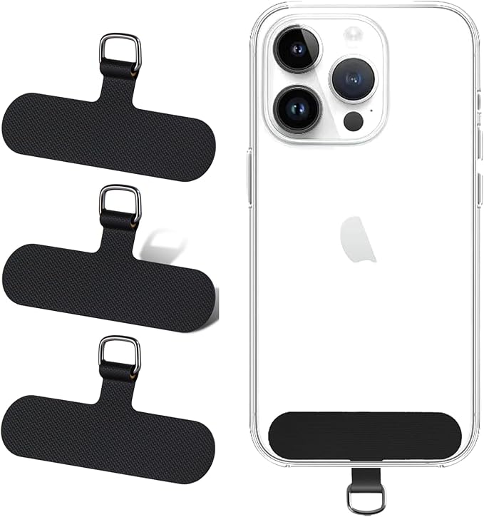 3 Pack Cell Phone Lanyard Patchs, Phone Tether Tab by Rockbamb