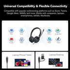 NUROUM HP21 USB Headset with Microphone - Image 7