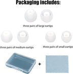 Silicone Replacement Earbud Tips Earbud Covers Fit Most in-Ear Earbuds - Image 7