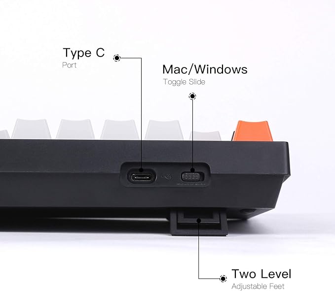 Keychron C1 Wired Mechanical Keyboard TKL, RGB Backlit - Image 4