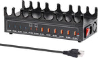 470W Charging Station for Multiple Devices, 12-Port USB C Charging Station by Unknown