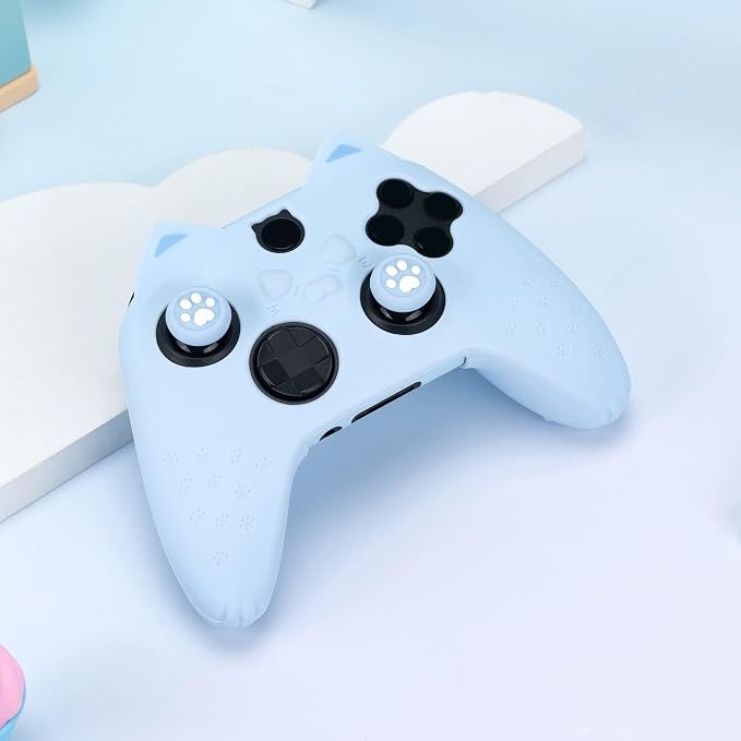 GeekShare Cat Paw Controller Skin Grips Set Anti-Slip Silicone Protective Cover - Image 7