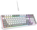 HUO JI Z-99 Wired Mechanical Keyboard, Creamy Sound, Hot Swappable Pre-lubed by HUOJI
