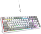 HUO JI Z-99 Wired Mechanical Keyboard, Creamy Sound, Hot Swappable Pre-lubed by HUOJI