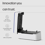 HP Shipping Label Printer, Commercial Grade Direct Thermal, Compact & - Image 4