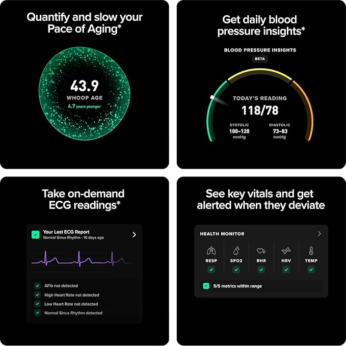 WHOOP – 12-Month Membership – 5.0 Health and Fitness Wearable – 24/7 Activity - Image 2