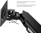 HUANUO 49 inch Ultrawide Monitor Wall Mount, Heavy Duty Screen Arm - Image 8
