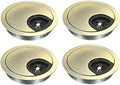 uxcell Cable Hole Cover, 2.4Inch/60mm Zinc Alloy Desk Wire Cord Cable Grommets by uxcell