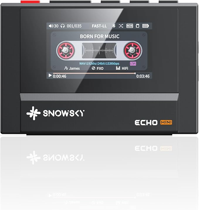 SnowSky/FiiO Echo MINI HiFi Bluetooth MP3 Player, 15Hours Playback, Independent - Image 2