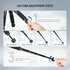 NEEWER Desktop Mini Tripod, 360° Ball Head, 1/4" QR Plate - Image 4