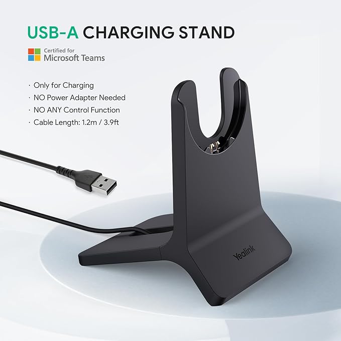 Yealink BH70 with Stand, Wireless Bluetooth Headset with Microphone - Image 3