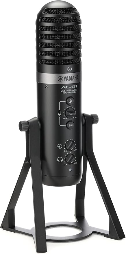 Yamaha AG01 Black USB microphone by Yamaha