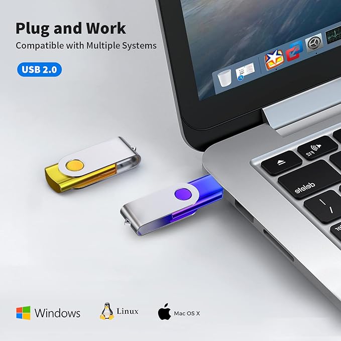 ABLAZE 4GB Flash Drive 2 Pack, USB 2.0 Thumb Drives - Image 2