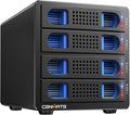 Aluminum 4 Bay 10Gbps Hard Drive Enclosure by Cenmate