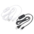 MECCANIXITY USB Cable with 501 ON/Off Switch, USB Male to USB Type C Male Power by MECCANIXITY