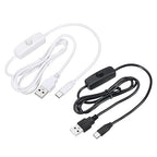 MECCANIXITY USB Cable with 501 ON/Off Switch, USB Male to USB Type C Male Power by MECCANIXITY