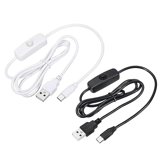 MECCANIXITY USB Cable with 501 ON/Off Switch, USB Male to USB Type C Male Power by MECCANIXITY