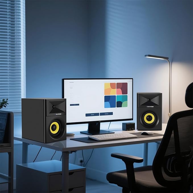 SW205 4" Bookshelf Speakers | Immersive HiFi Audio - Image 8