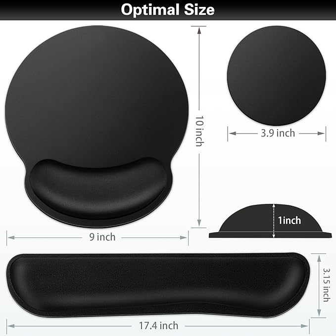 Ergonomic Keyboard Wrist Rest, Mouse Pad - Image 6