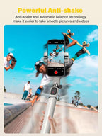 Smartphone Gimbal Stabilizer, Smart Face Tracking Tripod Without APP - 4 in 1 - Image 5