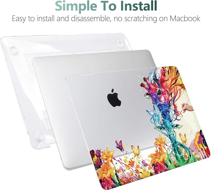 Batianda Case Cover for MacBook Air 13 Inch 2020 2019 2018 M1 A2337 A2179 A1932 - Image 5