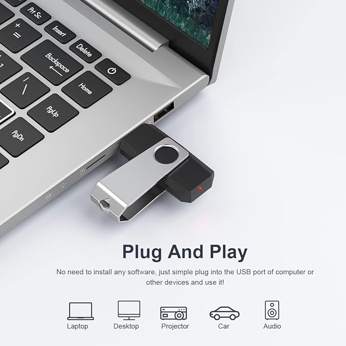 Aiibe 16GB Flash Drive 10 Pack 16 GB USB Flash Drive USB Drive Thumb Drives - Image 8